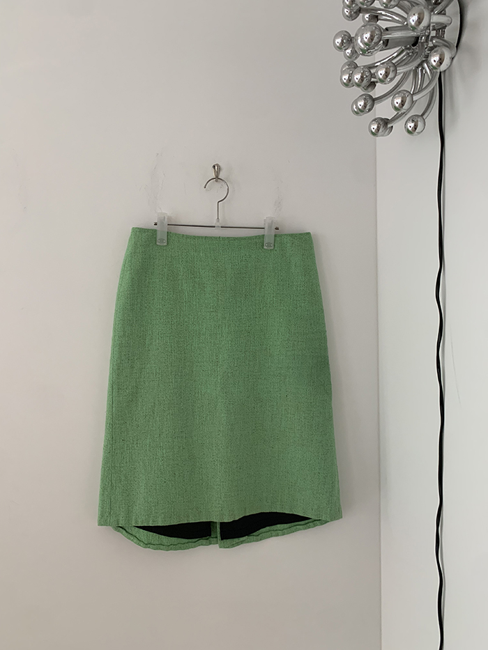 00's "JIL SANDER" wool check Skirt 복제