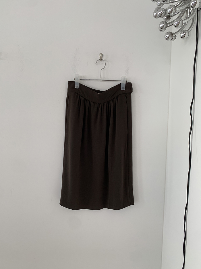 00's "PRADA" viscose Skirt 복제