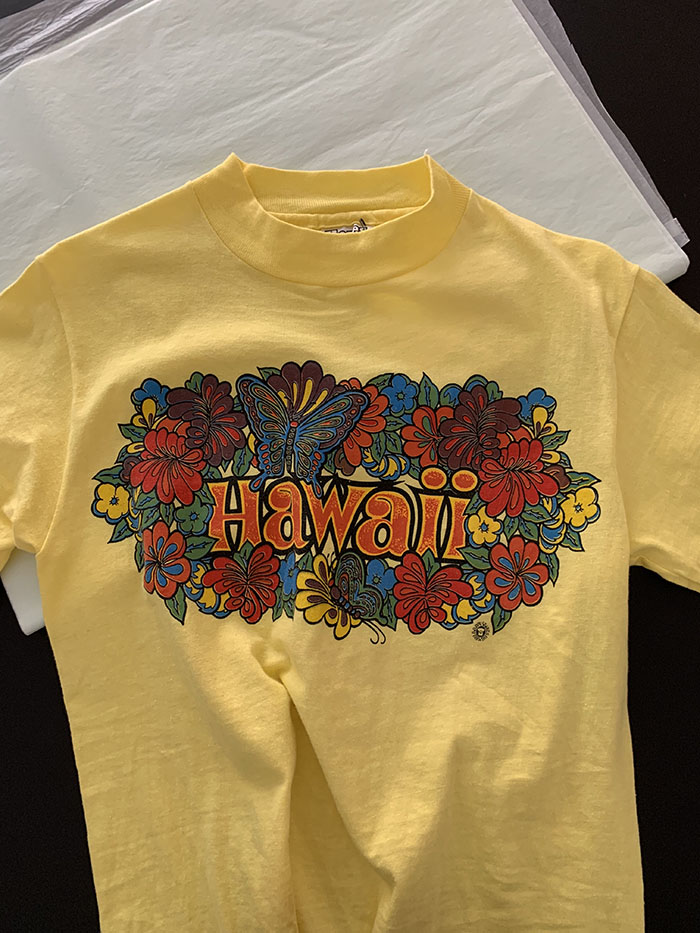 (Deadstock) 80's "Hawaii" USA T-shirt