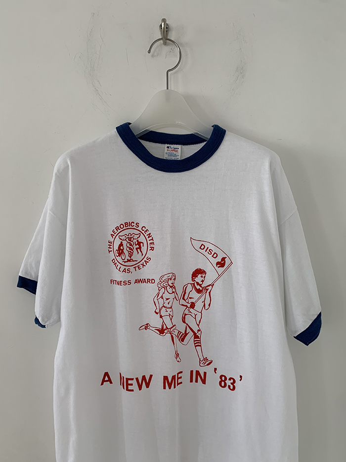 (Deadstock) 80's "Champion" USA Ringer T-shirt