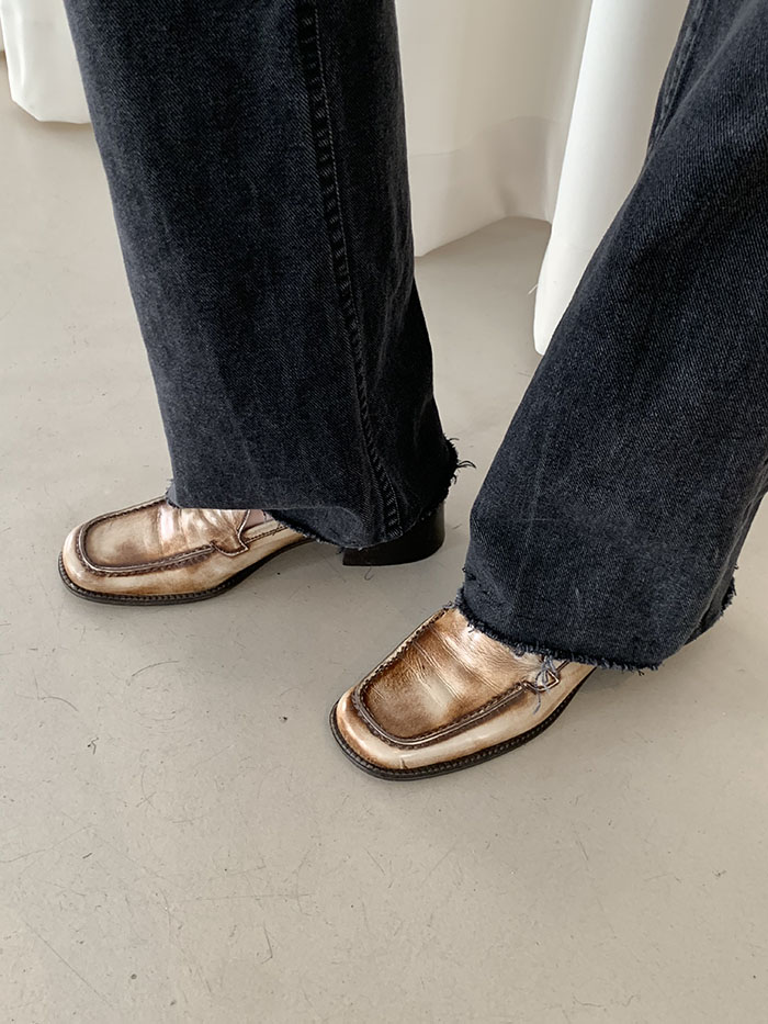 (Deadstock) 00's "PRADA" Flat Shoes 상세 찍어서 올리기 복제