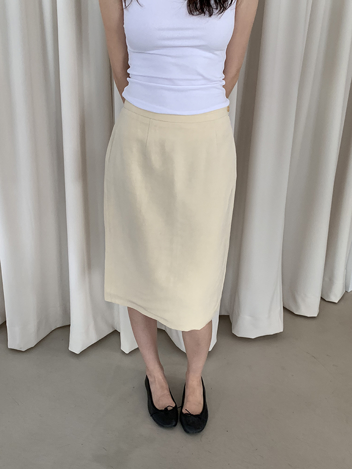 00's "Giorgio Armani" Black Skirt 복제