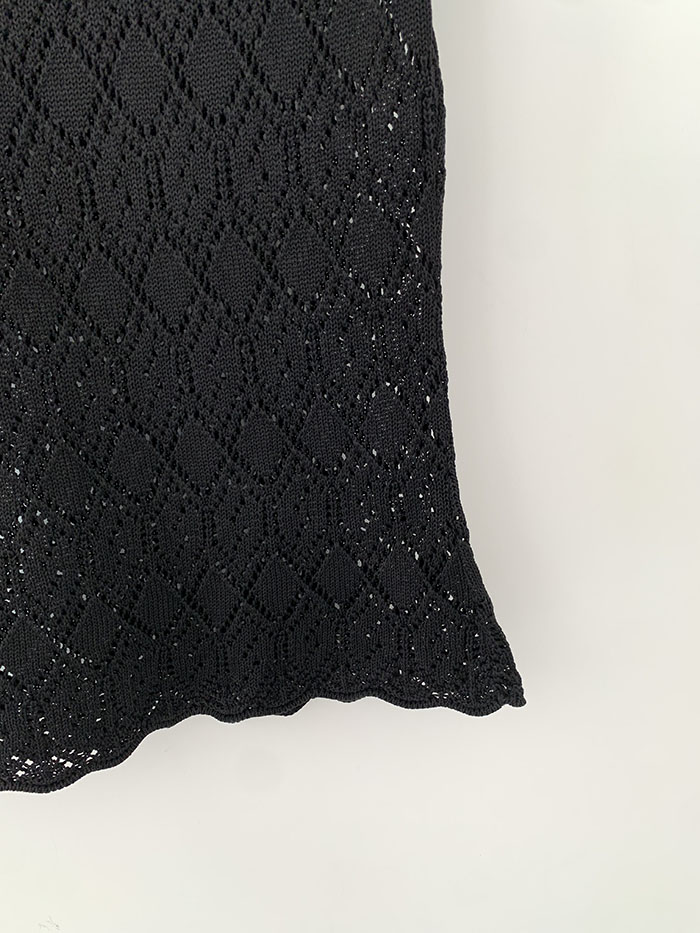 80's "Oliver by Valentino" Cotton Crochet Vest 복제