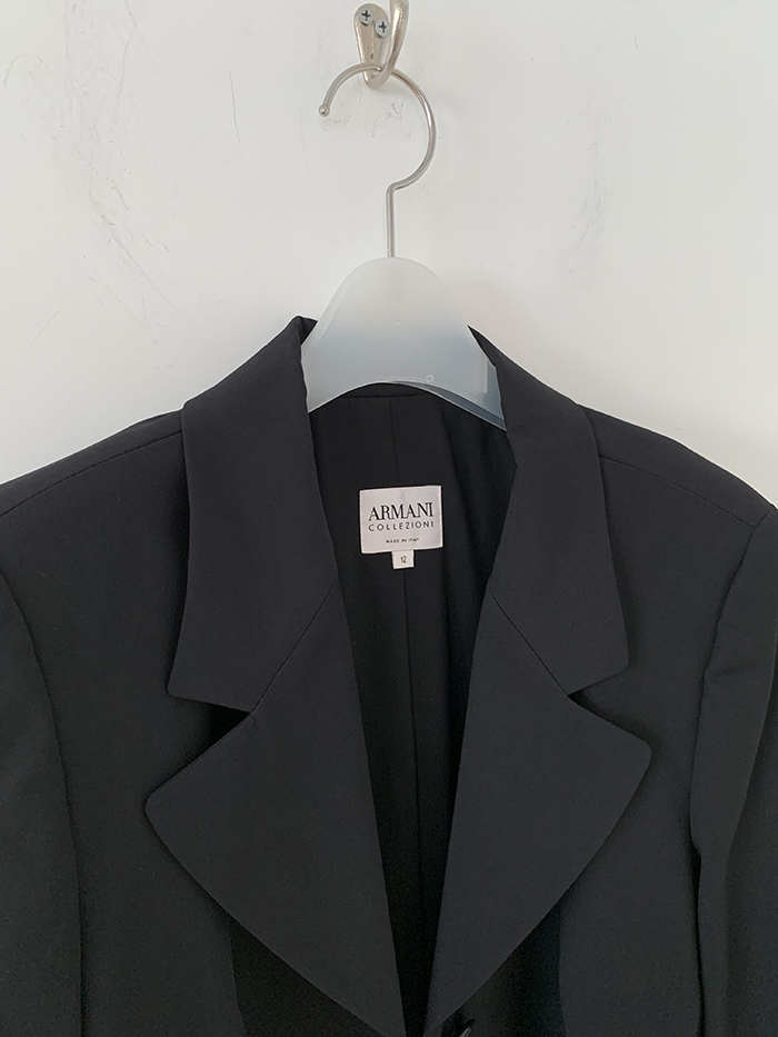 00's "Armani Collezioni" wool Jacket 복제