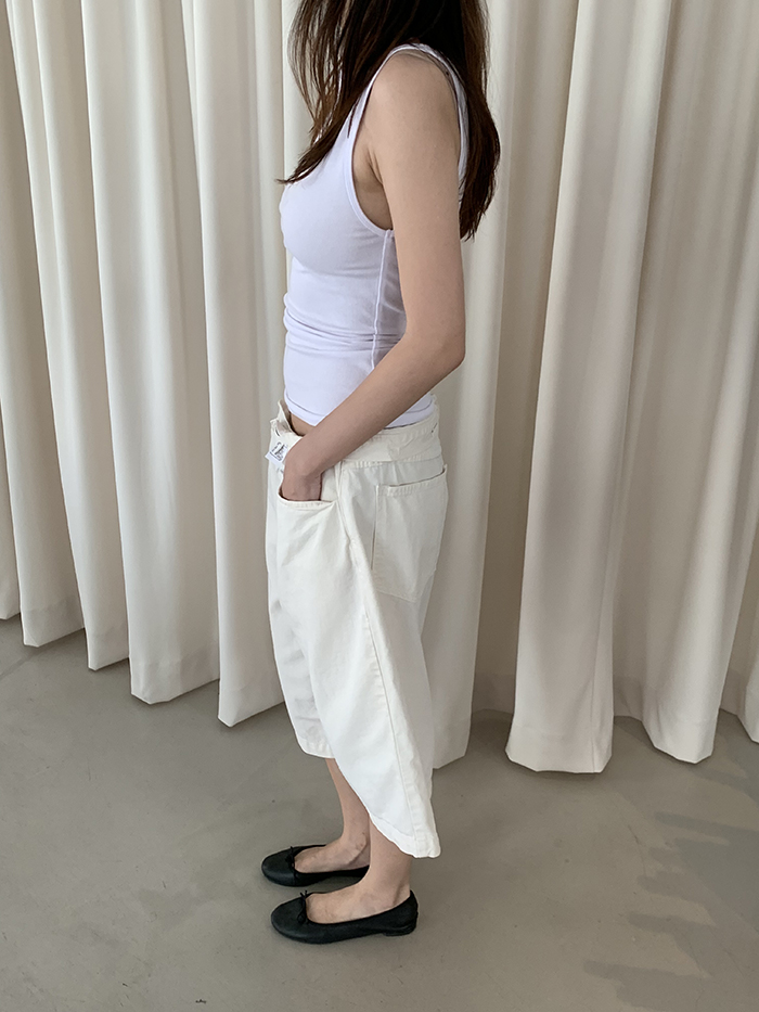 90's "Marithe Francois Girbaud" Virgin Wool Shorts 복제