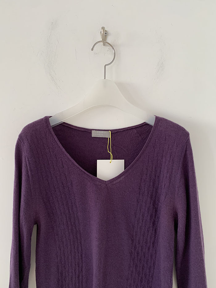 90's "Margaret Howell" wool pique Knit 판완 복제