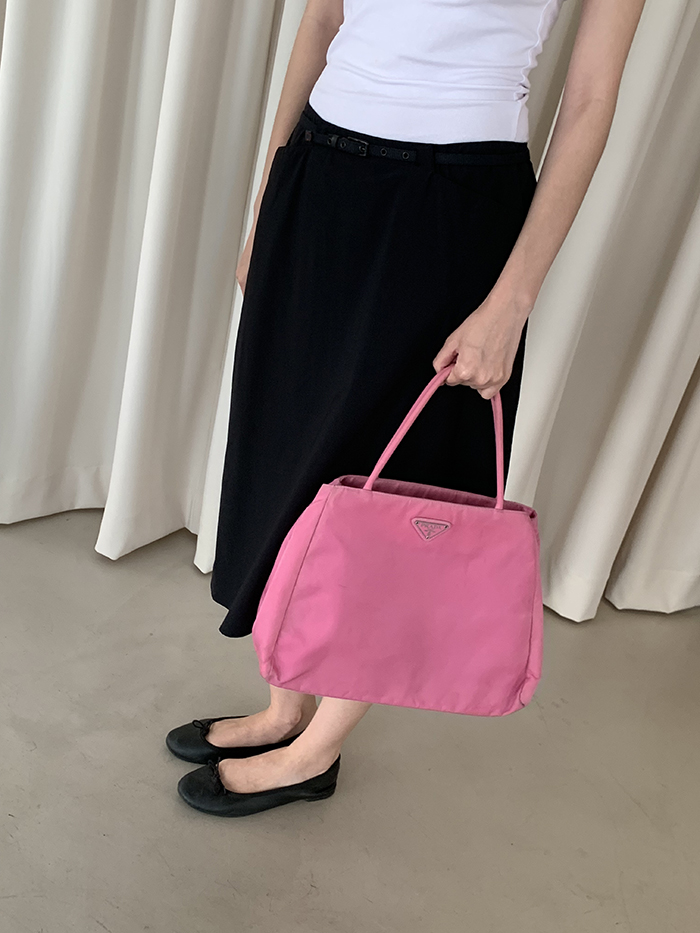 90's "PRADA" nylon Tote Bag