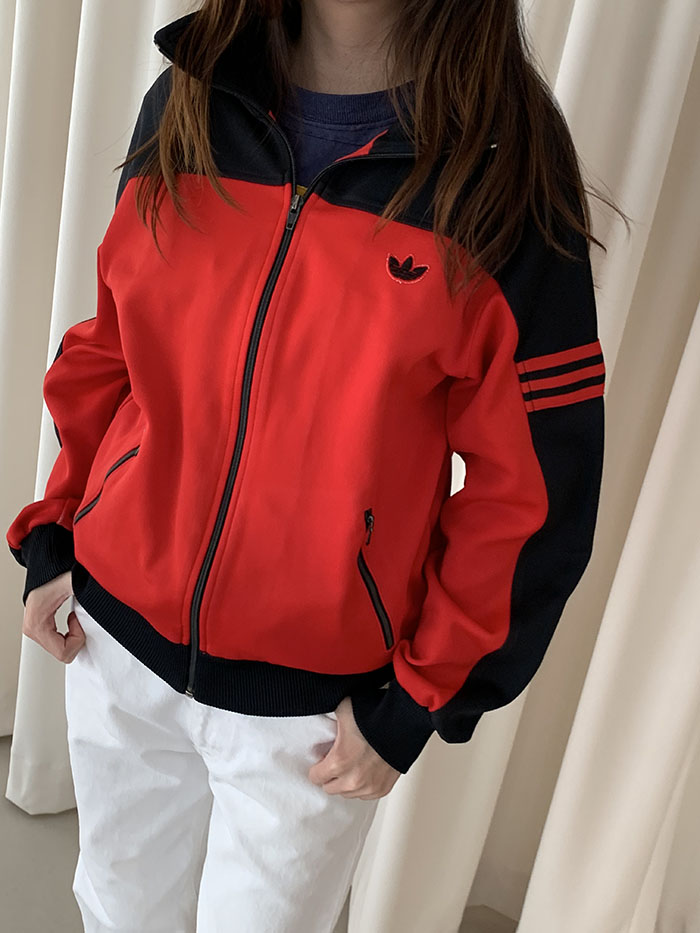 80's France Adidas Hoodie Track Top by W.Germany (rare piece) 복제