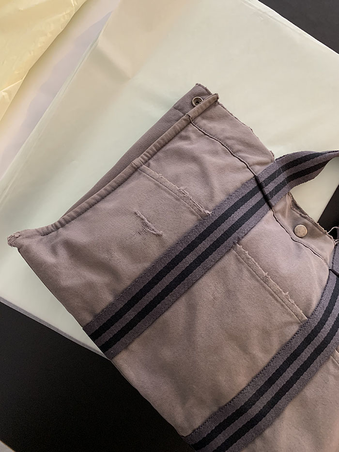 Vintage "Hermes" Fourre Tout Bag (Distressed)