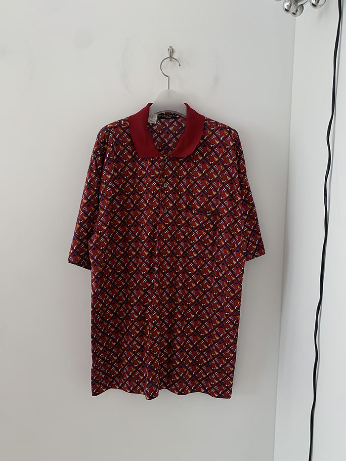 (Deadstock) 00's Celine silk Shirt 복제