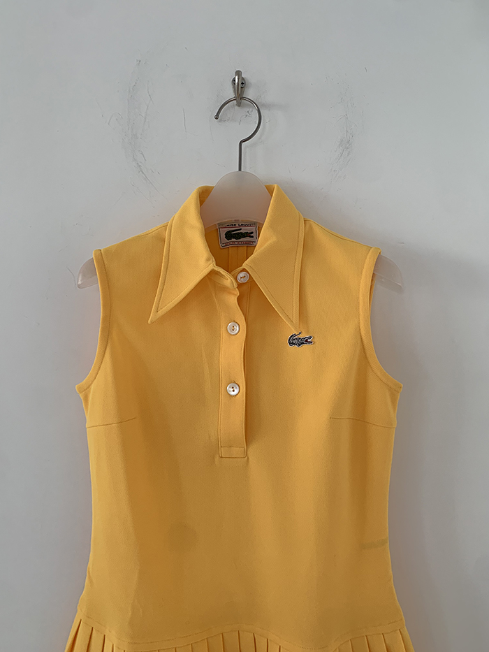 90's "Lacoste" cotton Pique Knit 복제