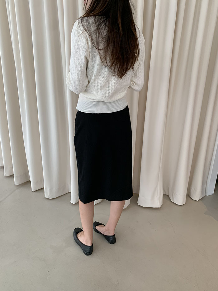 00's "JIL SANDER" wool check Skirt 복제