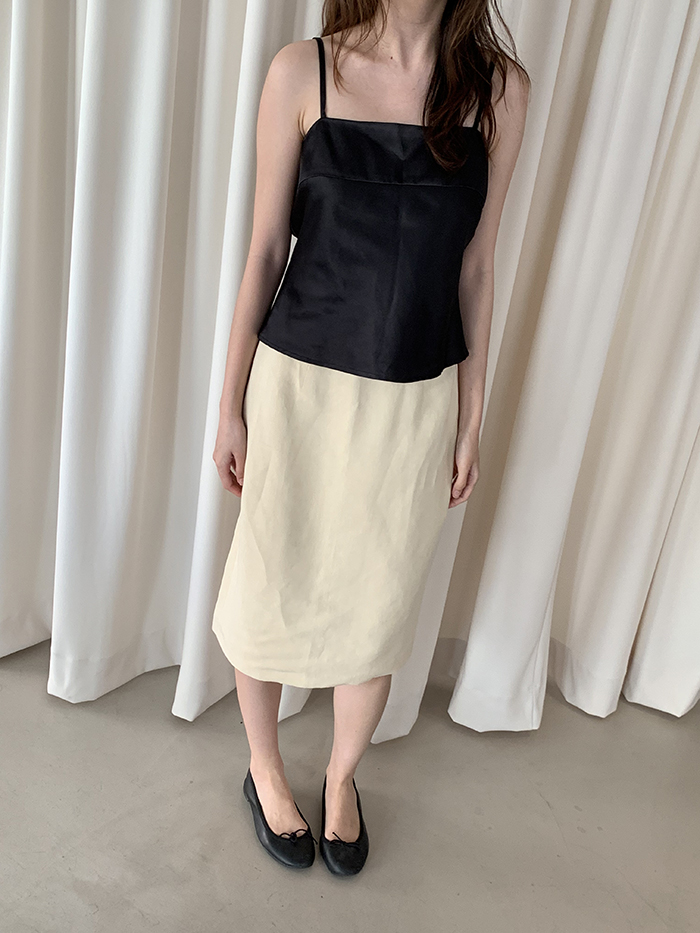 00's "Giorgio Armani" Black Skirt 복제