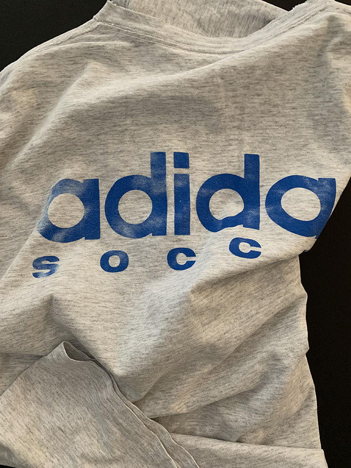 90's "ADIDAS" USA T-shirt 복제