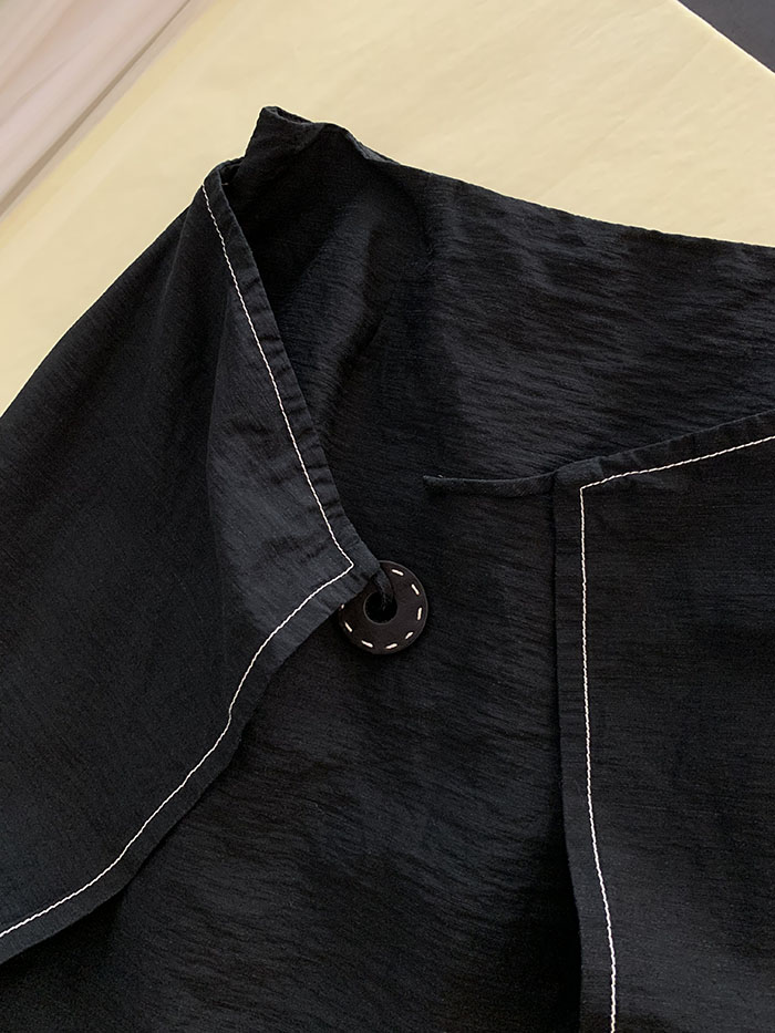 80's "Valentino" Leather Skirt 복제 복제