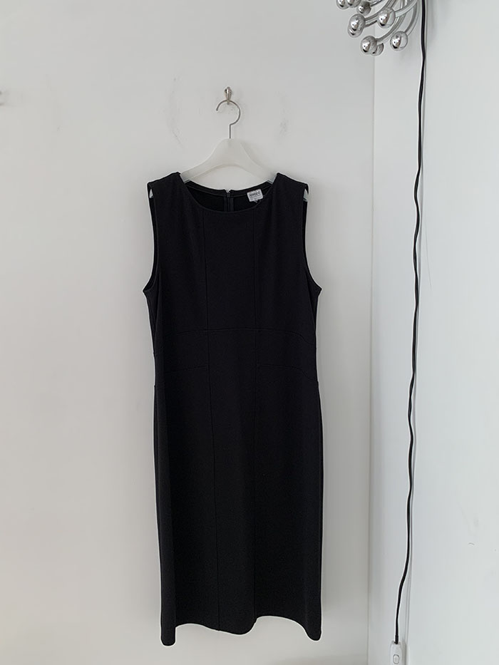 00's "Armani Collezioni" black Dress 복제