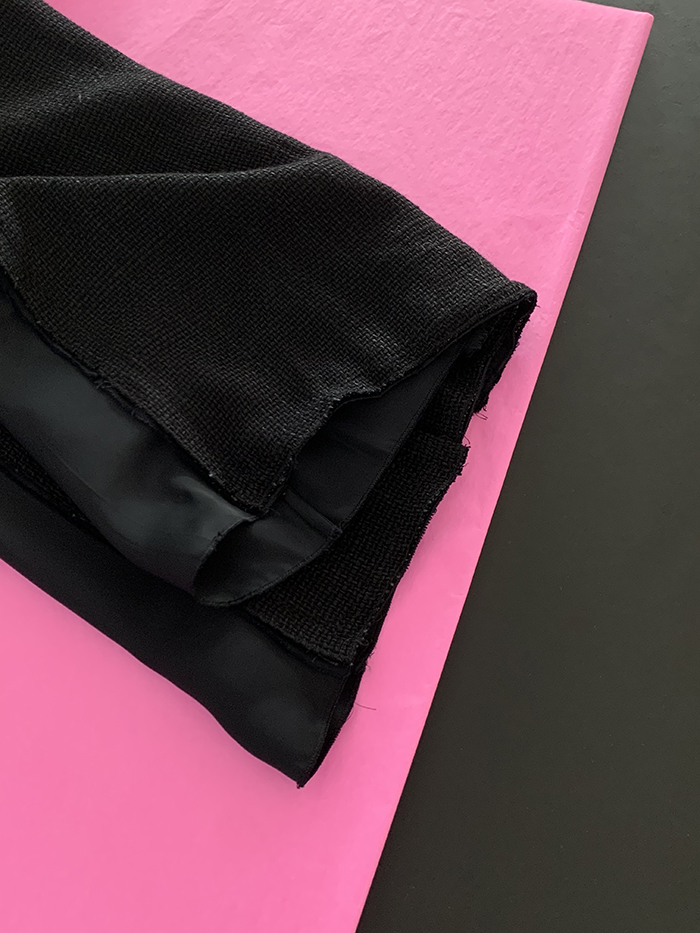 00's "Prada" cotton Button Skirt 복제