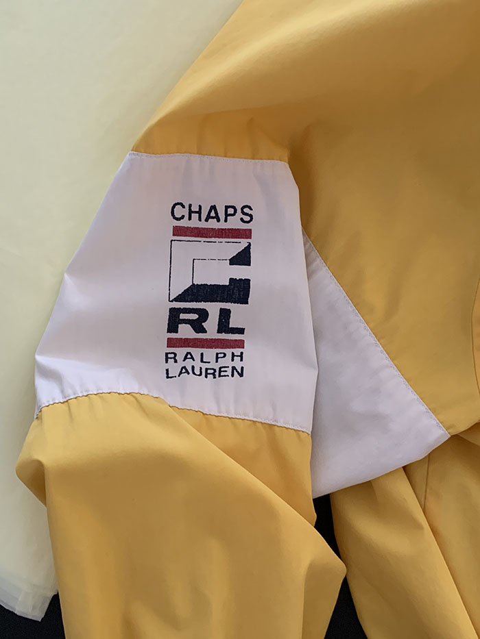 80's "Chaps by Ralph Lauren" wool Varsity Jacket (Rare Design) 복제