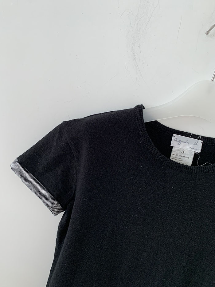 90-00's "Agnes B" Cotton sleeveless Vest 복제