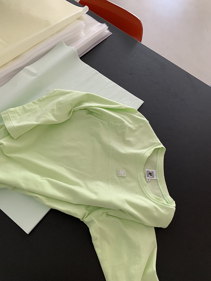 (Deadstock) 90's "Courreges" cotton T-shirt 복제