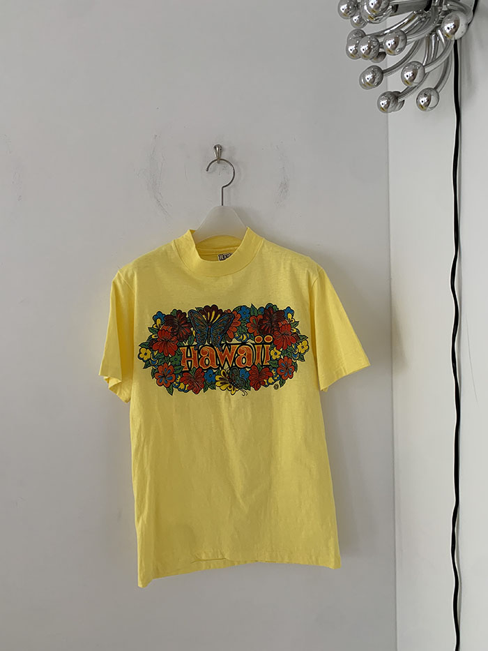 (Deadstock) 80's "Hawaii" USA T-shirt