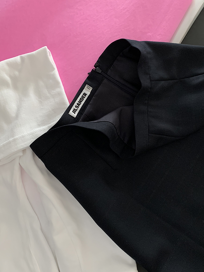 00's "JIL SANDER" wool Skirt 복제