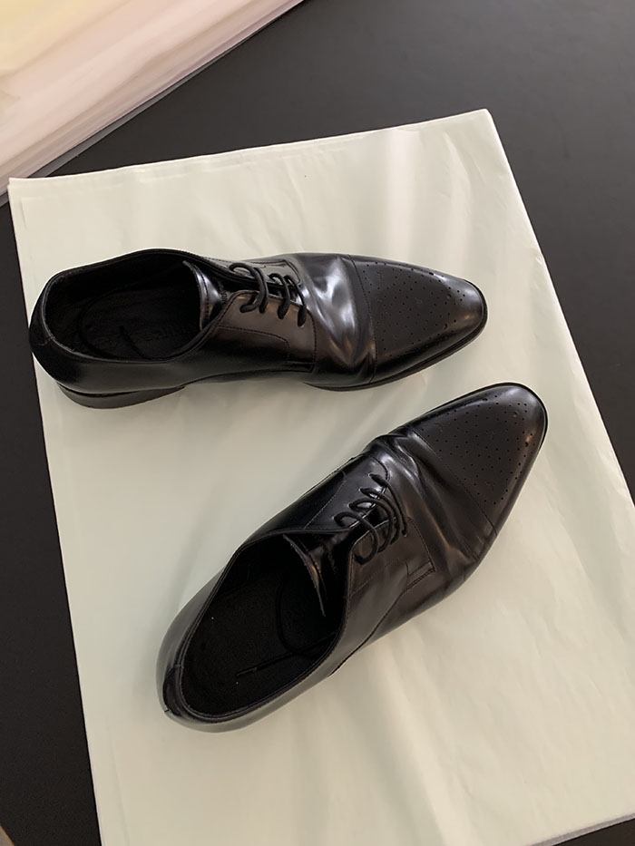 "Giorgio Armani" Calf Leather Loafer Shoes 복제