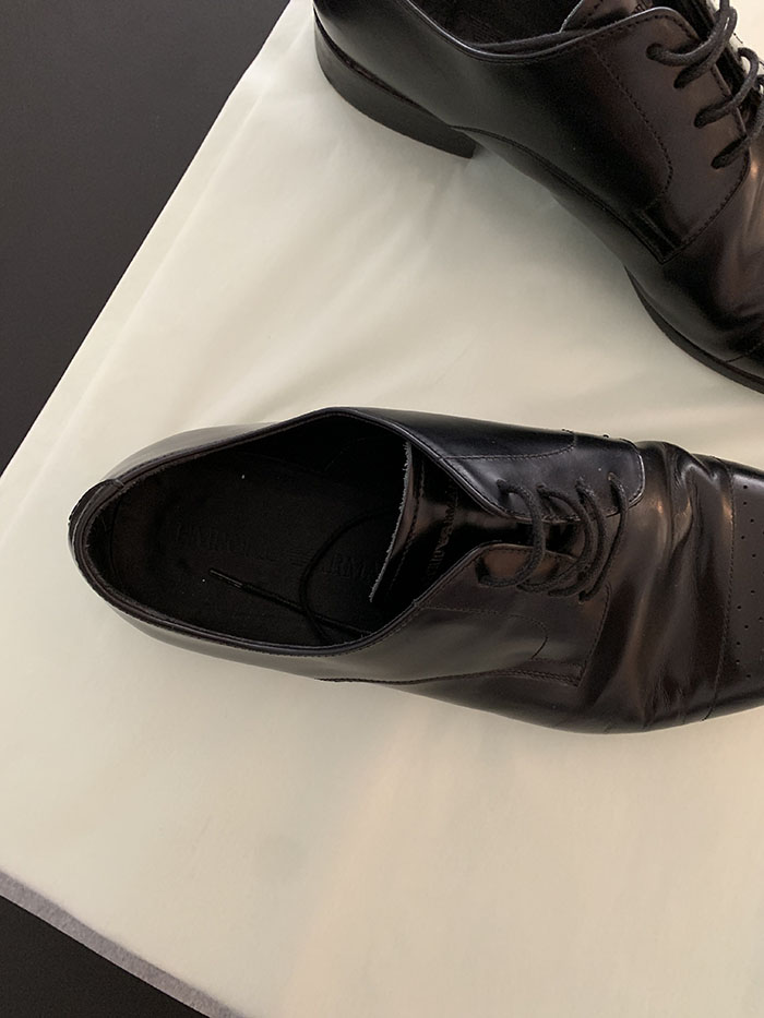 "Giorgio Armani" Calf Leather Loafer Shoes 복제