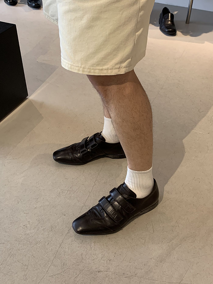 00's "PRADA" Leather Shoes 복제