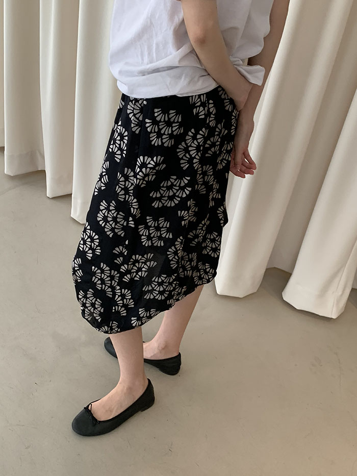00's "Giorgio Armani" Black Skirt 복제 복제
