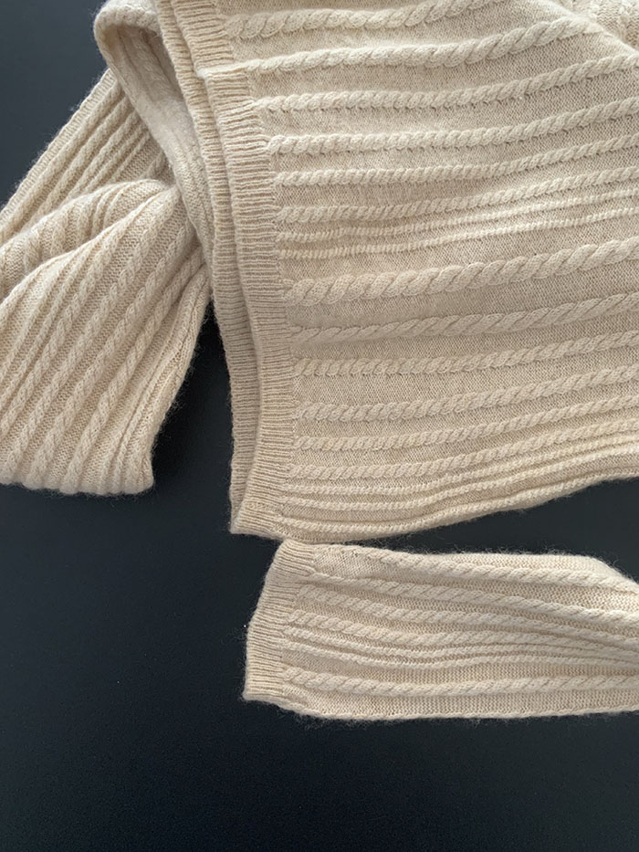 90's "Courreges" wool x nylon Knit 복제