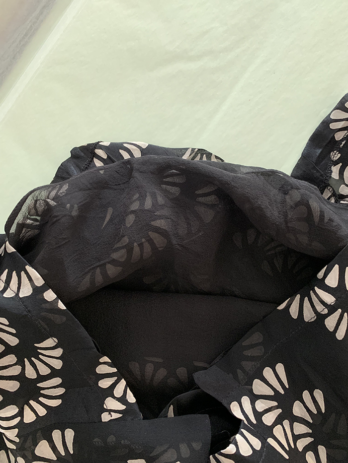 00's "Giorgio Armani" Black Skirt 복제 복제