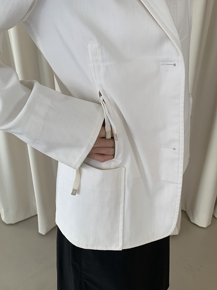 90's "JIL SANDER" silk Summer Jacket 복제 복제
