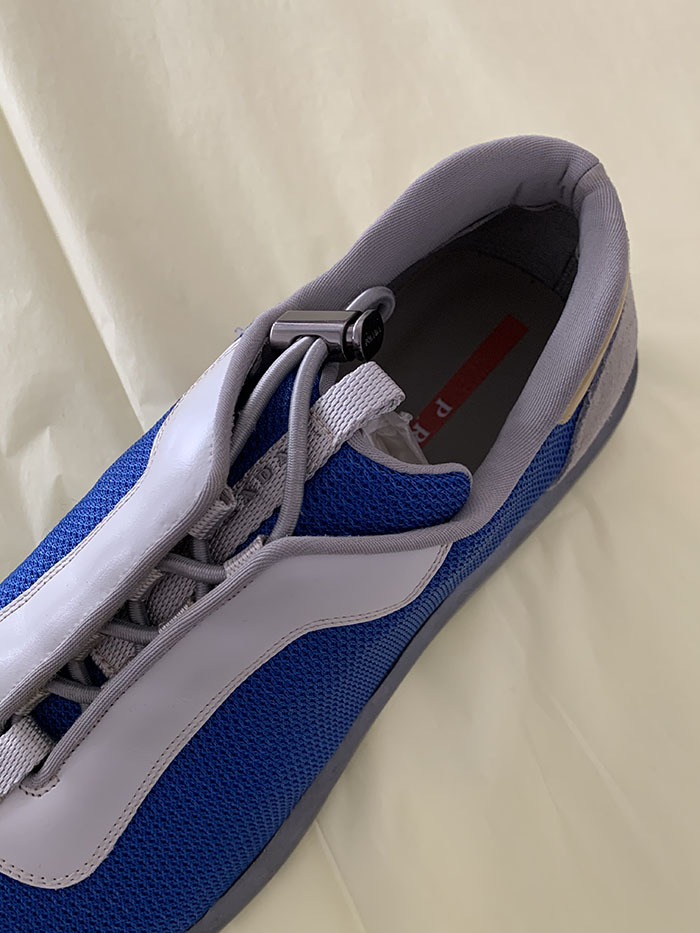 90s-00s "Prada" Archive Sport Leather Shoes (Rare color)