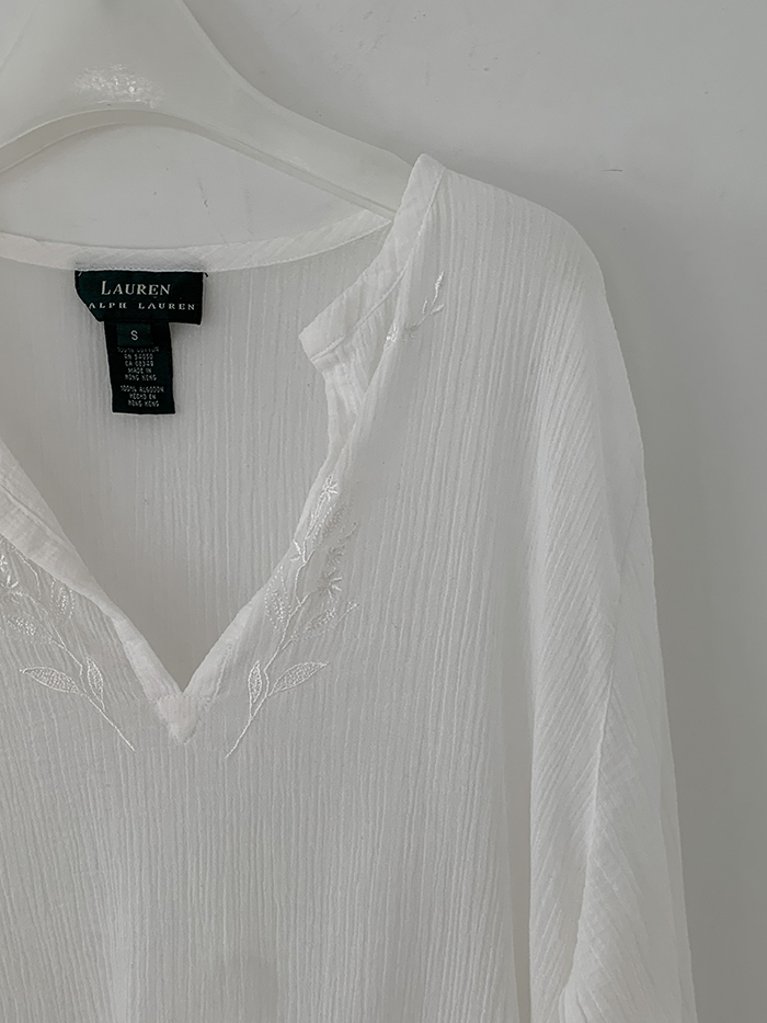 "Polo Ralph Lauren" embroidered blouse Top 복제