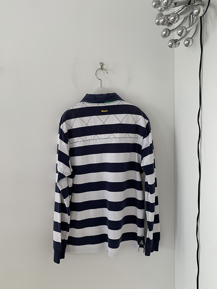 Vintage "Melbourne Flower Gaarden Show" by Polo Ralph Lauren Rugby" Pique Shirt 복제 복제