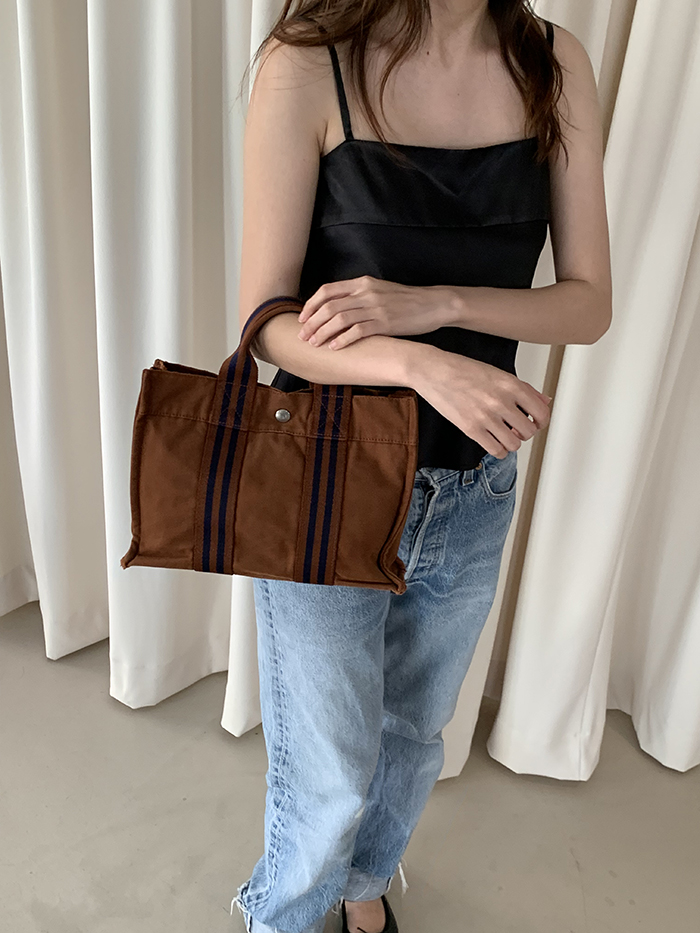Vintage "Hermes" Fourre Tout Bag (Distressed) 복제