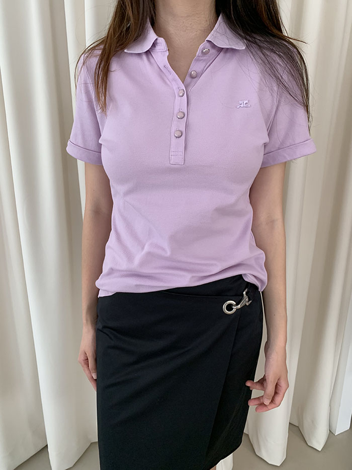 's "Courreges" cotton Pique Knit