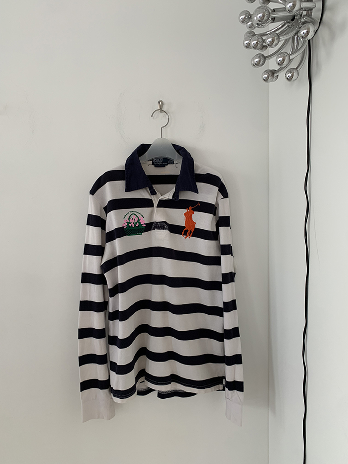 Vintage "Melbourne Flower Gaarden Show" by Polo Ralph Lauren Rugby" Pique Shirt 복제 복제 복제