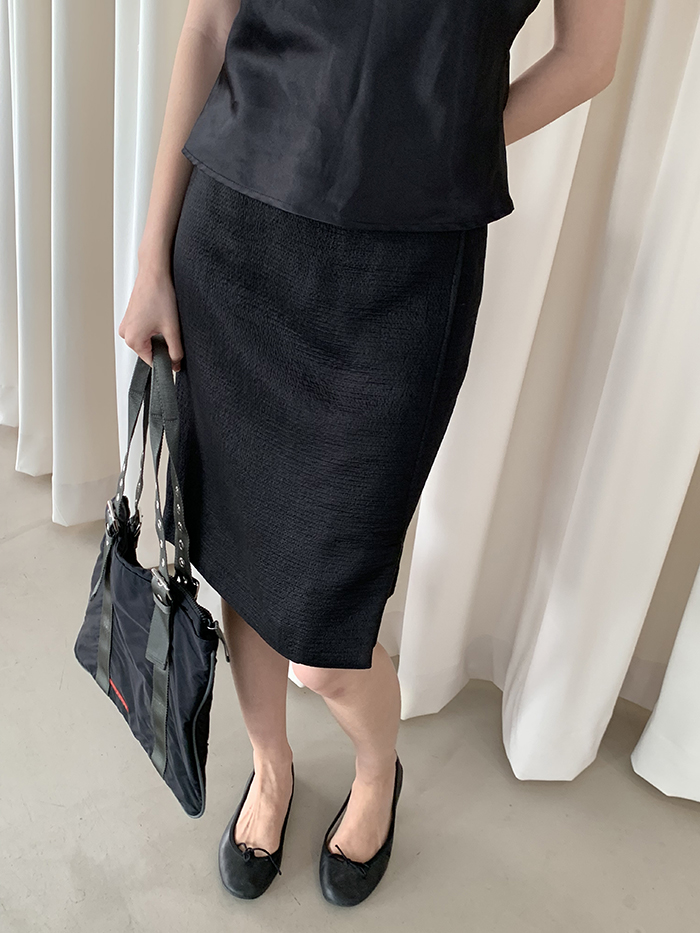 00's "Prada" cotton Skirt 복제