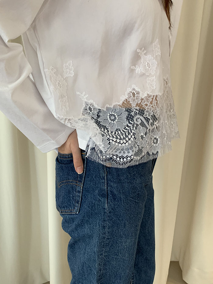 2020's "PRADA" Cotton Blouse Top