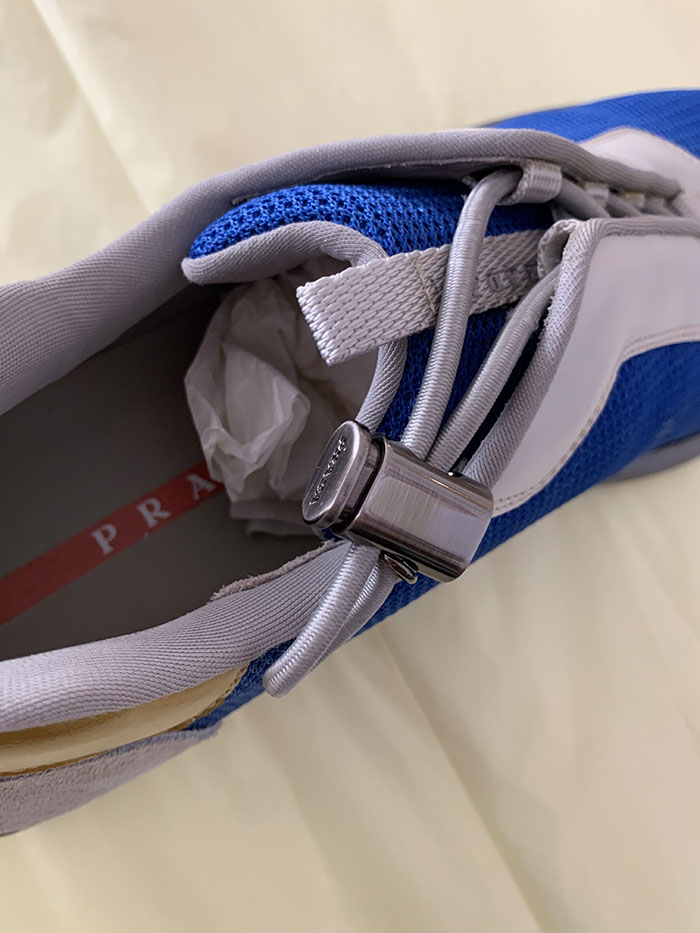 90s-00s "Prada" Archive Sport Leather Shoes (Rare color)