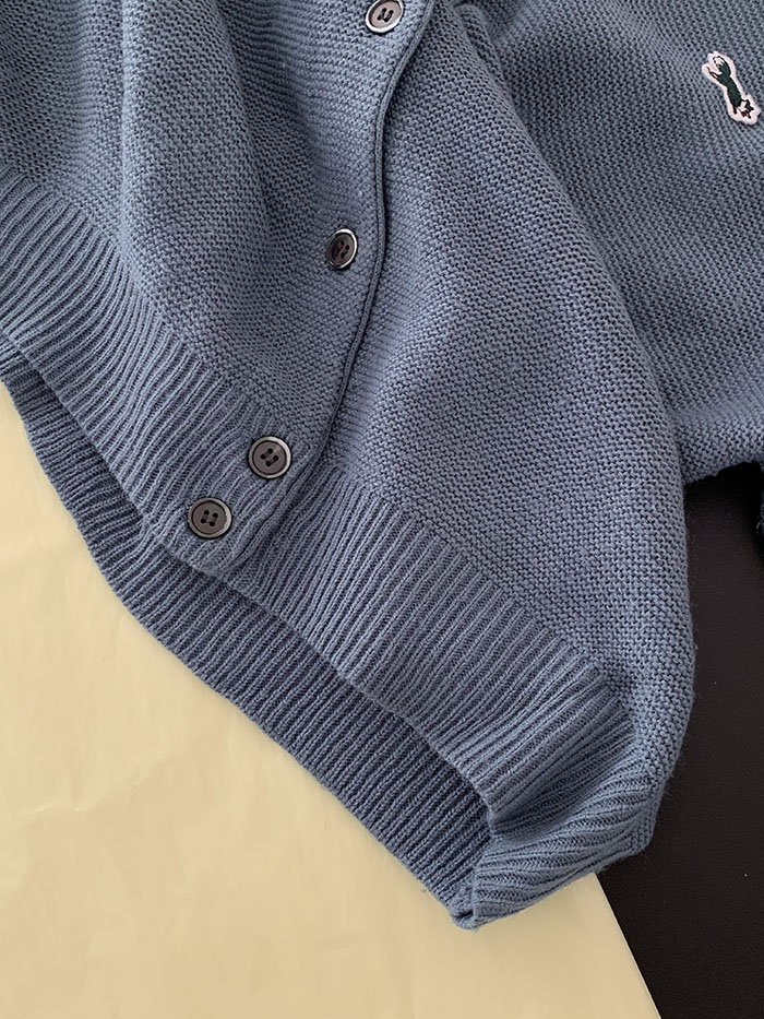 00's "Lacoste" cotton double Cardigan 복제