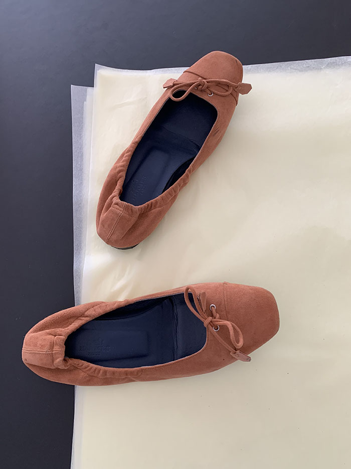 00s "Hermes" Logo Leather Shoes 복제
