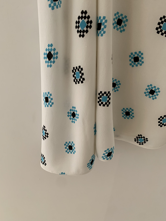 00's "Prada" pleated Skirt