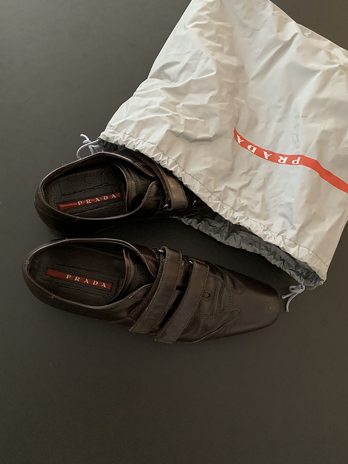 00's "PRADA" Leather Shoes 복제