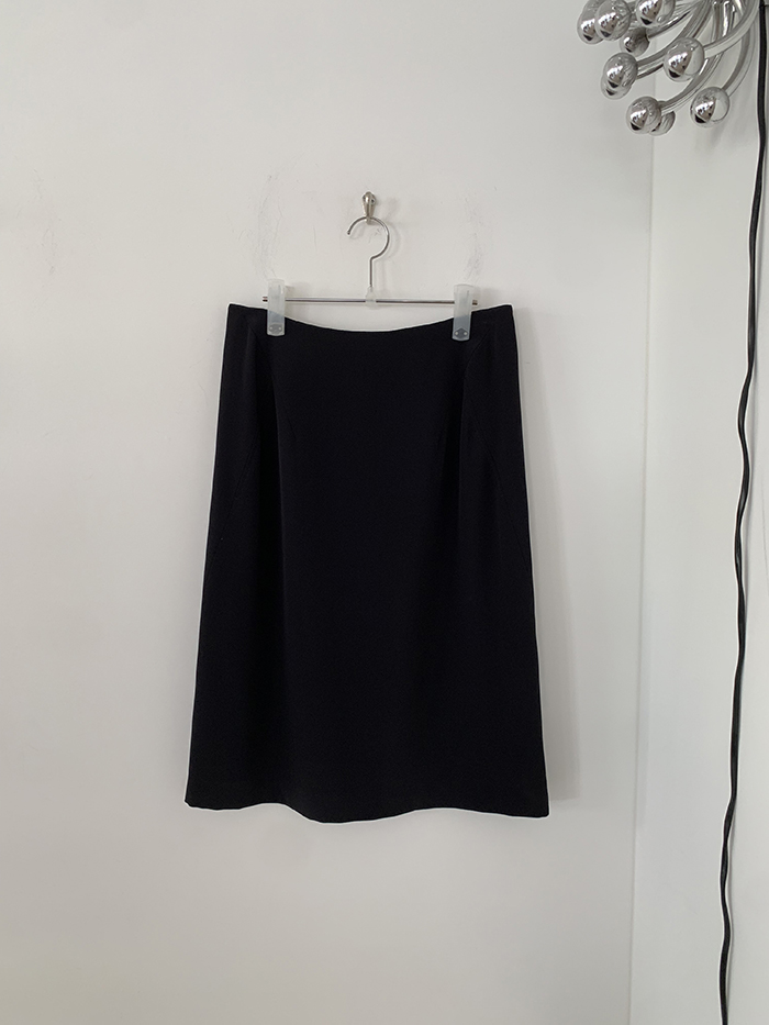 00's "Giorgio Armani" Black Skirt 복제