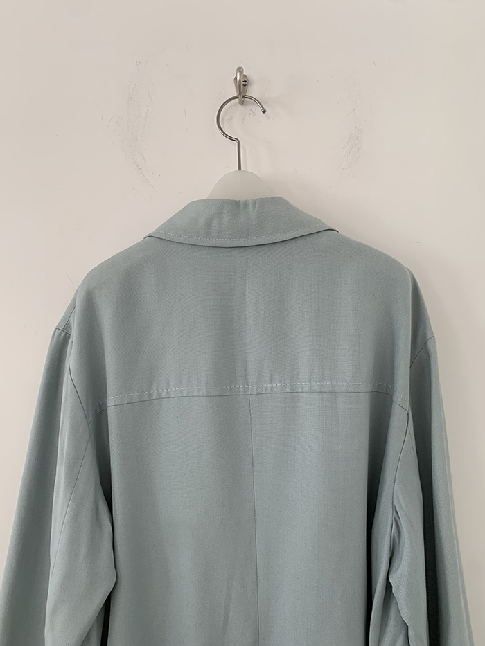 00's "PRADA" blue short Jacket