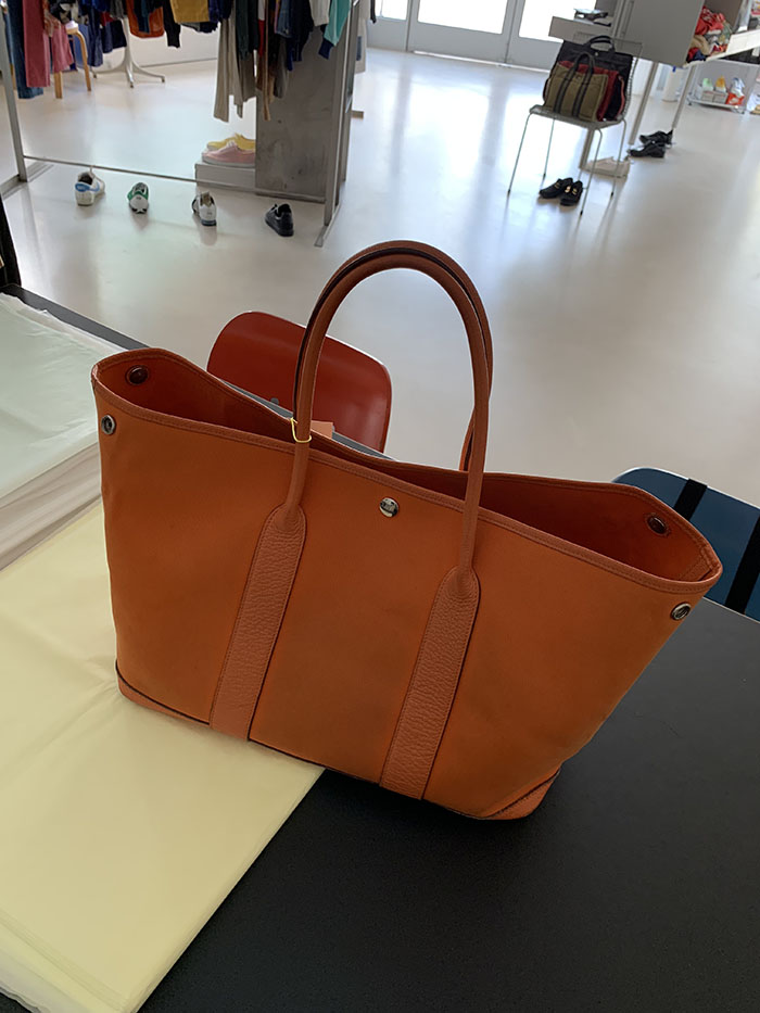 00's Vintage "Hermes" Garden Party Bag