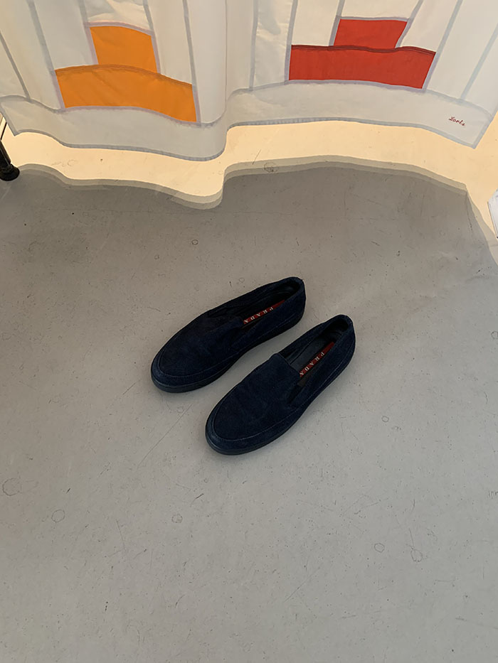 00's "PRADA" Velcro Shoes 복제